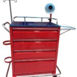 ترالی اورژانس چهار کشو استیل